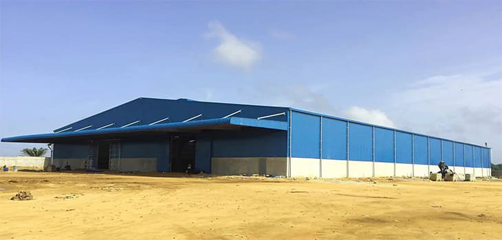 warehouse steel construction in chennai
